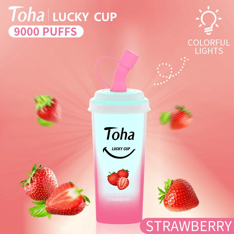 正版 VAPLUCKY VAPE 幸運奶茶杯 9000口 可充電 一次性拋棄式